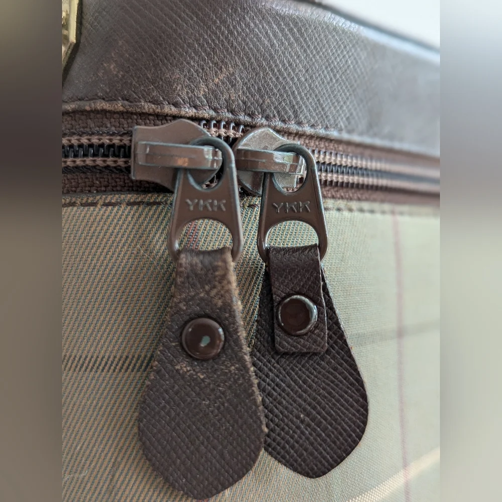 Vintage Burberrys- Nova Brown Canvas Crossbody - Picture 2 of 11